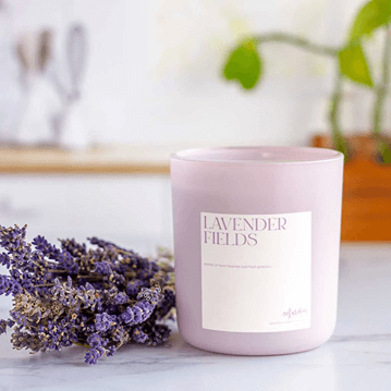Soy Wax Scented Candle – Lavender Fields